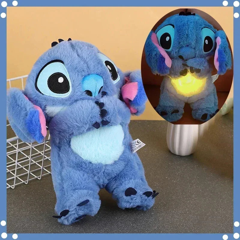 Pluszowy Stitch idealny do zasypiania dla dzieci , imituje dźwięk oddychania,  muzyki