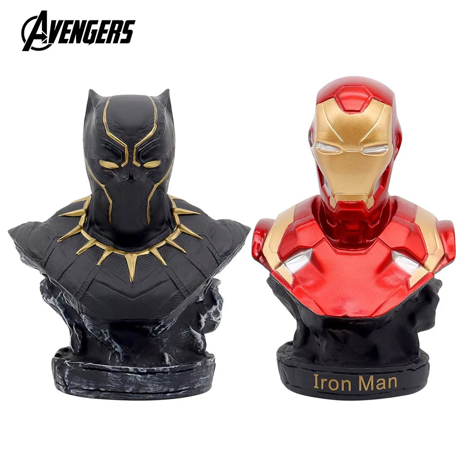 Pantera i Iron Man.  Super zestaw dwóch figurek ręcznie wykonanych 16cm