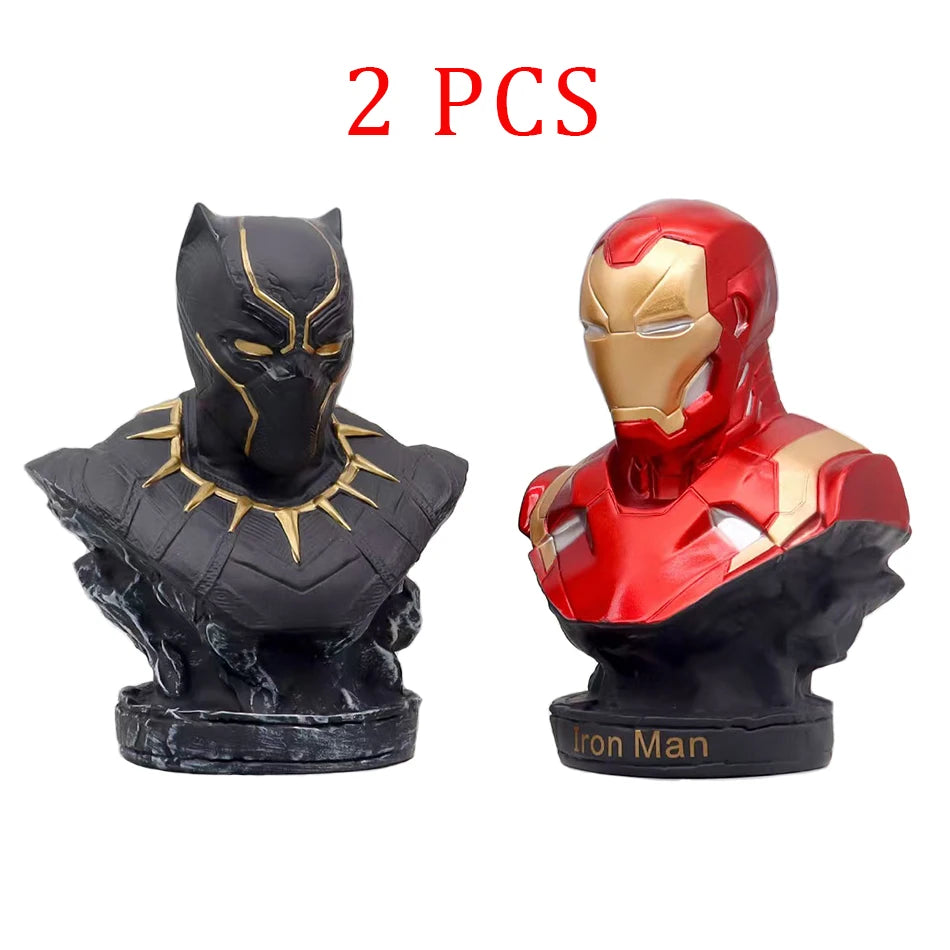 Pantera i Iron Man.  Super zestaw dwóch figurek ręcznie wykonanych 16cm