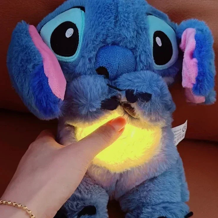 Pluszowy Stitch idealny do zasypiania dla dzieci , imituje dźwięk oddychania,  muzyki