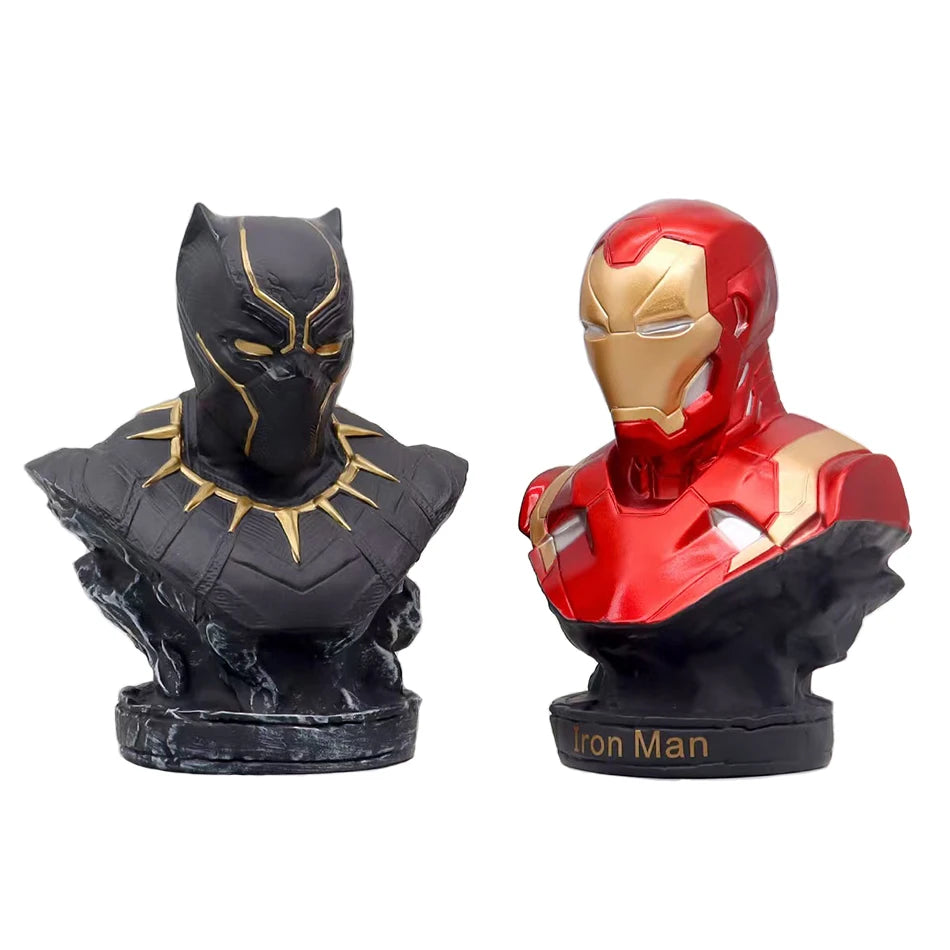 Pantera i Iron Man.  Super zestaw dwóch figurek ręcznie wykonanych 16cm