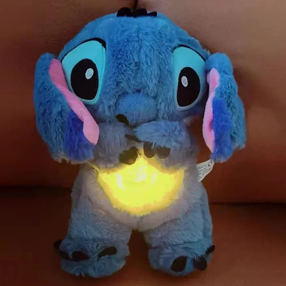 Pluszowy Stitch idealny do zasypiania dla dzieci , imituje dźwięk oddychania,  muzyki